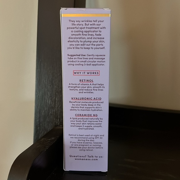 WOMANESS PLUMP IT UP RETINOL FACE SERUM - Picture 3 of 7